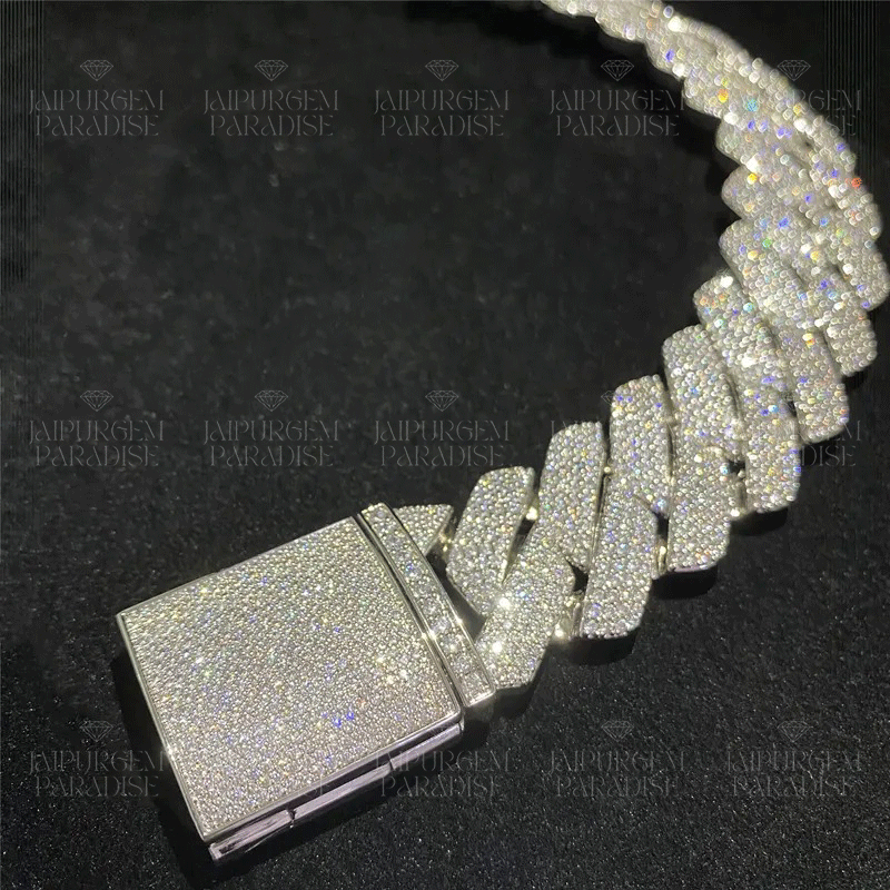 26mm Heavy Silver Iced Out Miami Cuban Link Hip Hop Bracelet